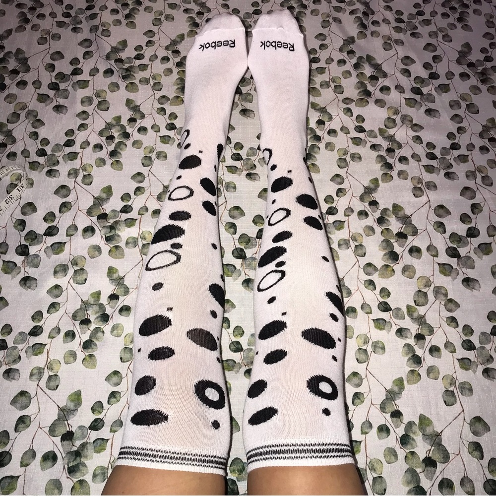 Over The Knee High Socks Polka Dots